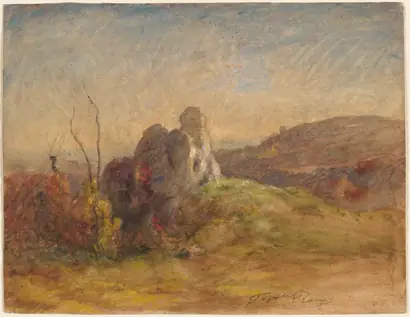 Dokumentasi museum Landscape. François-Auguste Ravier (French, 1814–1895).