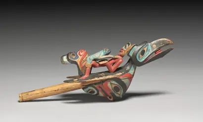 Dokumentasi museum Raven Rattle. Nama pembuat belum tercantum pada daftar atribusi museum.