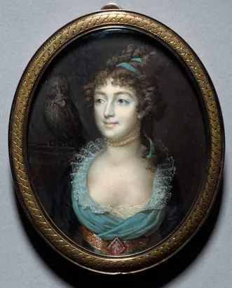 Dokumentasi museum Portrait of Mademoiselle Marie-Anne Adelaide Le Normand. François Dumont (French, 1751–1831).