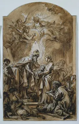 Dokumentasi museum The Presentation in the Temple. François Boucher (French, 1703–1770).