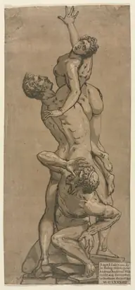 Dokumentasi museum The Abduction of a Sabine Woman. Andrea Andreani (Italian, about 1558–1610); after: Giambologna (Flemish, active Italy, 1529–1608).