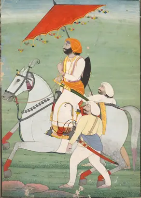 Dokumentasi museum Raja Gulab Singh (1792–1857) of Jammu and Kashmir. Nama pembuat belum tercantum pada daftar atribusi museum.