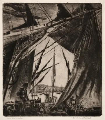 Dokumentasi museum Sails and a Vista. Orville Houghton Peets (American, 1884–1968).
