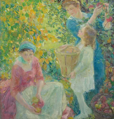 Dokumentasi museum The Apple Gatherers. Karl Anderson (American, 1874–1956).