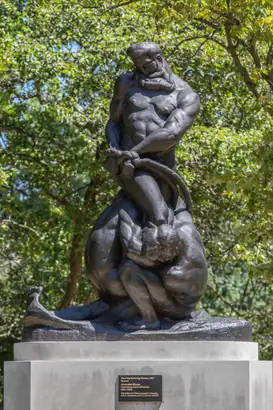 Dokumentasi museum The City Fettering Nature. sculptor: Alexander Blazys (American, born Russian Empire [now Lithuania], 1894–1963).