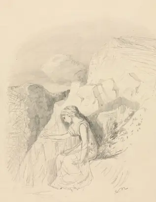 Dokumentasi museum Melancholy. Odilon Redon (French, 1840–1916).