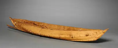 Dokumentasi museum Model Canoe and Paddles. Nama pembuat belum tercantum pada daftar atribusi museum.