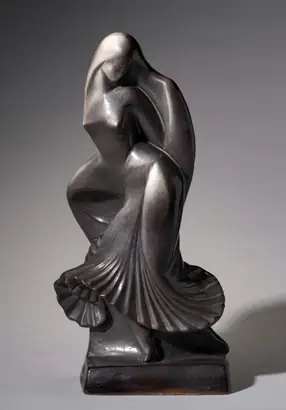 Dokumentasi museum Nautch Dancer. sculptor: Waylande Gregory (American, 1905–1971); maker: Cowan Pottery Studio (America, Rocky River, Ohio, 1920–1931).