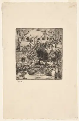 Dokumentasi museum Landscape. Jolán Gross-Bettelheim (American, 1900–1972).