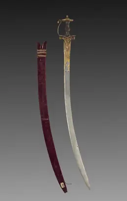 Dokumentasi museum Tulwar sword. Nama pembuat belum tercantum pada daftar atribusi museum.