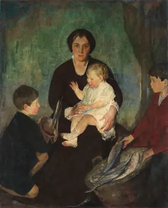 Dokumentasi museum The Offering. Charles W. Hawthorne (American, 1872–1930).