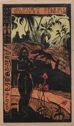 Dokumentasi museum Nave Nave Fenua (Fragrant Isle). Paul Gauguin (French, 1848–1903).