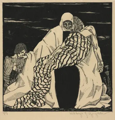 Dokumentasi museum Pietà. Wiktorya J. Gorynska (Polish, 1902–1945).