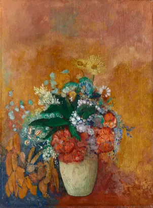Dokumentasi museum Vase of Flowers. Odilon Redon (French, 1840–1916).