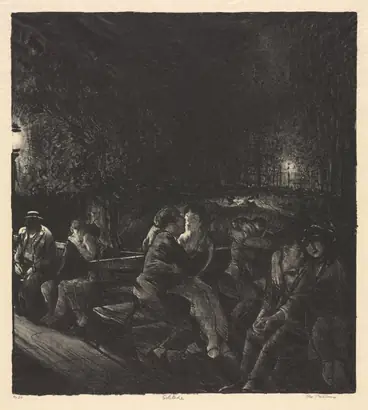 Dokumentasi museum Solitude. George Bellows (American, 1882–1925).