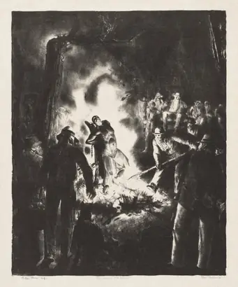 Dokumentasi museum The Law is too Slow. George Bellows (American, 1882–1925).