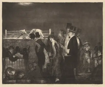 Dokumentasi museum Preliminaries. George Bellows (American, 1882–1925).
