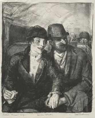 Dokumentasi museum In the Subway. George Bellows (American, 1882–1925).