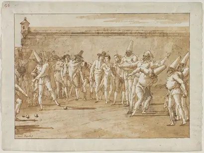 Dokumentasi museum The Game of Bowls. Giovanni Domenico Tiepolo (Italian, 1727–1804).