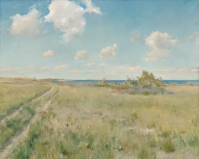 Dokumentasi museum The Old Road to the Sea. William Merritt Chase (American, 1849–1916).