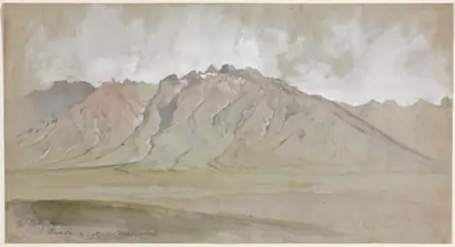Dokumentasi museum The Ruby Range, Nevada. Thomas Moran (American, born England, 1837–1926).