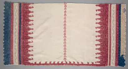 Dokumentasi museum Furnishing textile. Nama pembuat belum tercantum pada daftar atribusi museum.