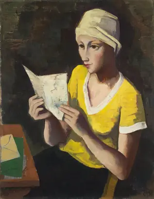 Dokumentasi museum The Letter. Karl Hofer (German, 1878–1955).