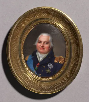 Dokumentasi museum Portrait of Louis XVIII. Jean-Baptiste Jacques Augustin (French, 1759–1832).