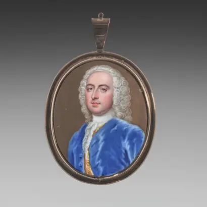 Dokumentasi museum Portrait of a Man. Christian Friedrich Zincke (German, 1683/85–1767).