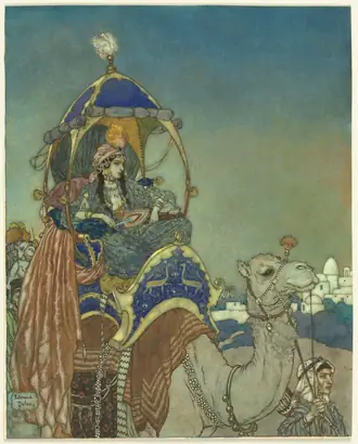 Dokumentasi museum The Queen of Sheba. Edmund Dulac (British, 1882–1953).