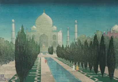 Dokumentasi museum Taj Mahal, Agra. Charles William Bartlett (British, 1860–1940).