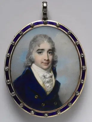 Dokumentasi museum Portrait of a Man. George Engleheart (British, 1752–1829).