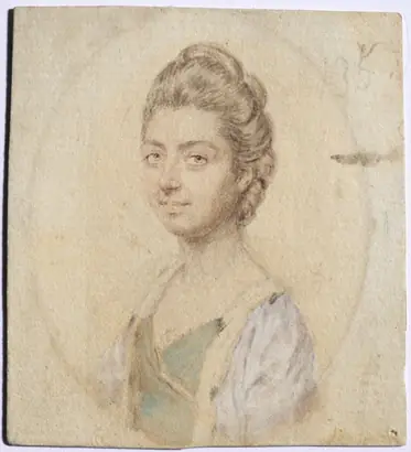 Dokumentasi museum Portrait of Sukey, Lady Oglander, née Serle. John I Smart (British, 1741–1811).