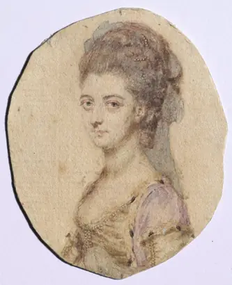 Dokumentasi museum Portrait of Charlotte Bertie, née Warren, 4th Countess of Abingdon. John I Smart (British, 1741–1811).