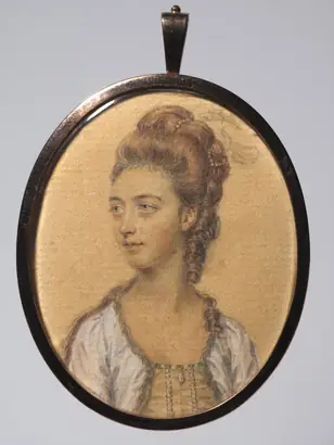 Dokumentasi museum Portrait of Mrs. Nathaniel Bailey, née Lamack. John I Smart (British, 1741–1811).