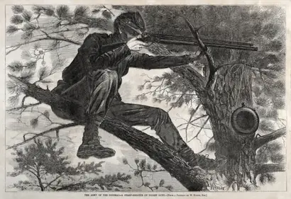 Dokumentasi museum The Army of the Potomac - A Sharpshooter on Picket Duty. Winslow Homer (American, 1836–1910).