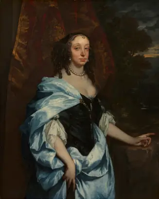 Dokumentasi museum Portrait of Mrs. Leneve. Peter Lely (British, 1618–1680).