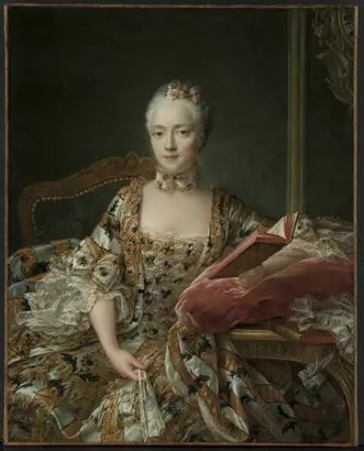 Dokumentasi museum Portrait of the Marquise d'Aguirandes. François Hubert Drouais (French, 1727–1775).