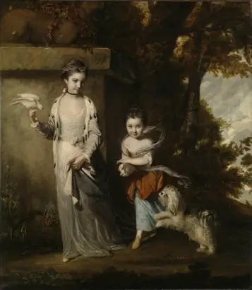 Dokumentasi museum Portrait of the Ladies Amabel and Mary Jemima Yorke. Joshua Reynolds (British, 1723–1792).