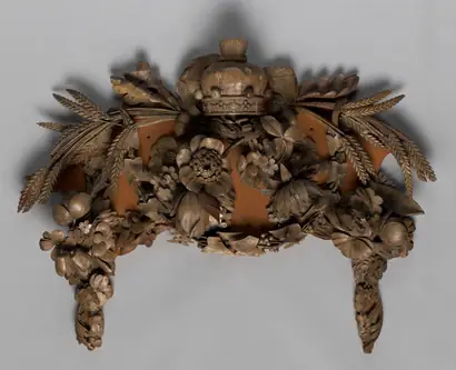 Dokumentasi museum Overdoor Decoration. Grinling Gibbons (British, 1648–1721).