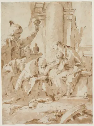 Dokumentasi museum The Adoration of the Magi. Giovanni Battista Tiepolo (Italian, 1696–1770).