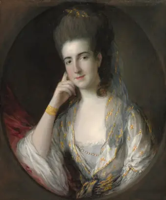 Dokumentasi museum Portrait of Mary Wise. Thomas Gainsborough (British, 1727–1788).
