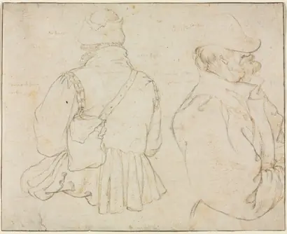 Dokumentasi museum Two Bohemian Peasants in Half-Length. Roelant Savery (Flemish, 1576–1639).