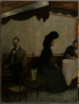 Dokumentasi museum The Rathskeller. John Sloan (American, 1871–1951).
