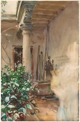 Dokumentasi museum The Patio. John Singer Sargent (American, born Italy, 1856–1925).