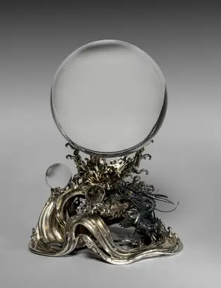 Dokumentasi museum Tide-Changing Jewel with Dragon. Nama pembuat belum tercantum pada daftar atribusi museum.