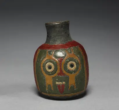 Dokumentasi museum Small Bottle with Feline. Nama pembuat belum tercantum pada daftar atribusi museum.