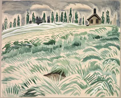 Dokumentasi museum Hillside. Charles Burchfield (American, 1893–1967).