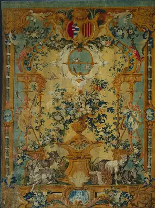 Dokumentasi museum Panel: Spring. manufacturer: Royal Savonnerie Manufactory, Chaillot Workshops (French, est. 1627).