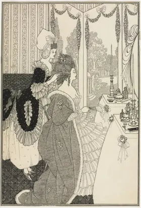 Dokumentasi museum The Toilet, from The Rape of the Lock by Alexander Pope. Aubrey Beardsley (British, 1872–1898).